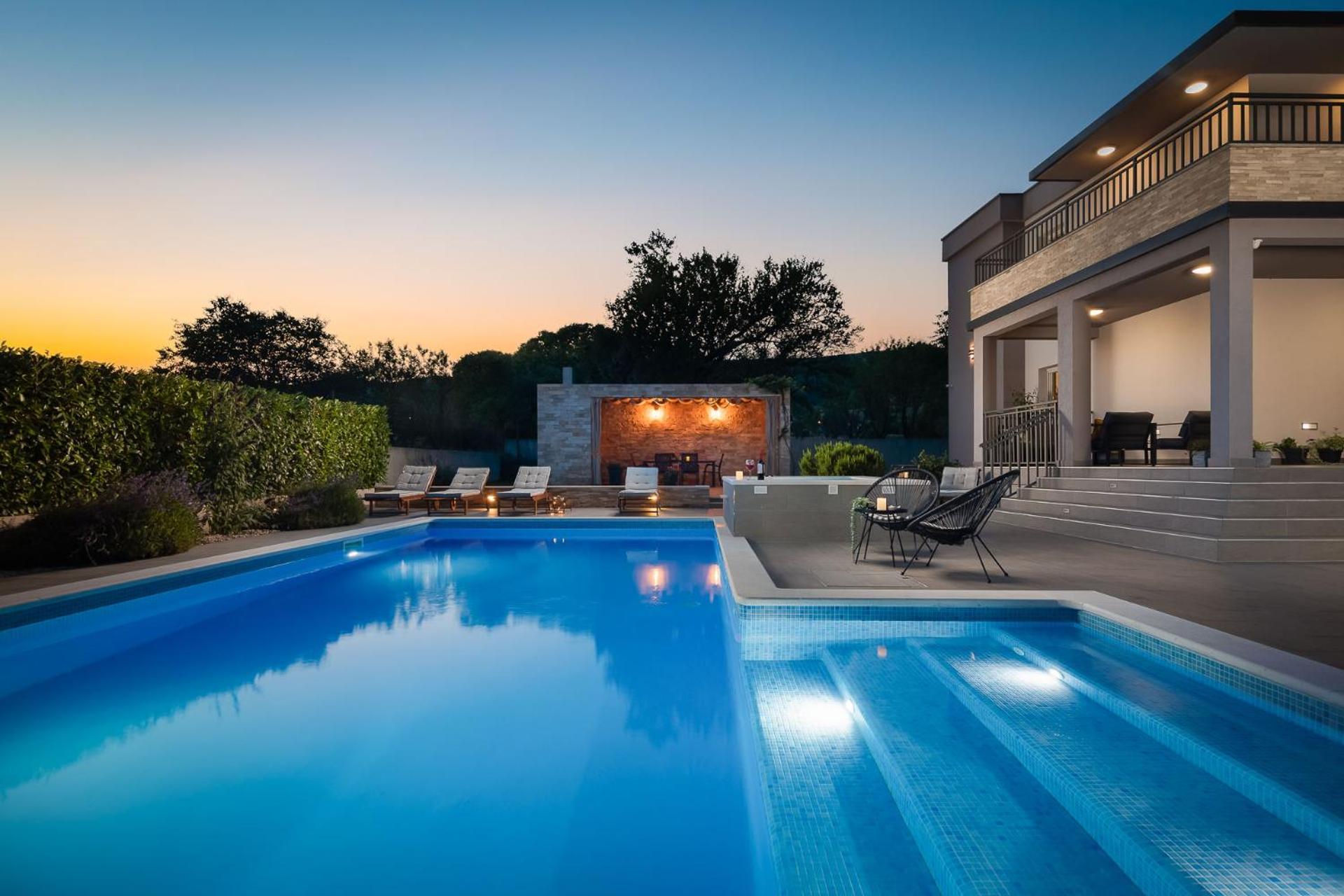 Villa Dali - Luxury Holiday House In Relaxing Area Sicane Buitenkant foto